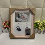 My First Year Photo Frame Baby DIY Handprint Footprint 12 Months Photo Frame Boy Girl My 1 Year Gift Craft Ink Kids Photo Frame