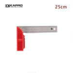 KAPRO 20/25/30/40cm multifunction level ruler With Handle High Accuracy Marking Straight Ruler Stainless Steel Measuring Tools