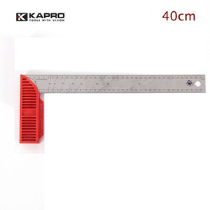 KAPRO 20/25/30/40cm multifunction level ruler With Handle High Accuracy Marking Straight Ruler Stainless Steel Measuring Tools