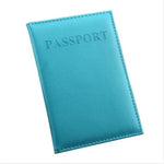 1Pc Travel Passport Cover Utility Simple Passport ID Card Cover Holder Protector Skin Leather Passport Wallet Travel Accessories