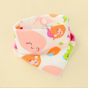 2019 Brand New 1Pcs Infant Kids Baby Unisex Feeding Saliva Towel Dribble Triangle Bandana Bibs Burp Cloths Baby Gifts